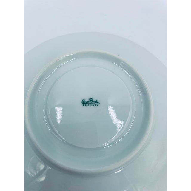 Ceramic Form 2000 Cup and Saucer in Porcelain from Rosenthal, 1955, Set of 2 For Sale - Image 7 of 9