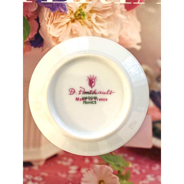 D Porthault Limoges Les Coeurs Pink Hearts Trinket Dish For Sale - Image 12 of 12