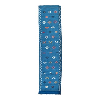 Late 20th Century Vintage Moroccan Runner - 10'3'' X 2'8' For Sale