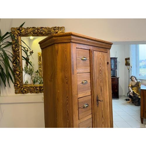 Farmhouse Bread Cabinet in Wood For Sale - Image 15 of 18