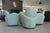 Textile Michael Wolk “Miami” Swivel Lounge Chairs — Set of Four, 1998 For Sale - Image 7 of 18
