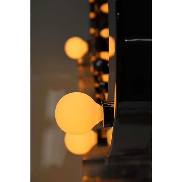 Charles Hollis Jones Lucite and Chrome Makeup Mirror With Magnifying Feature For Sale - Image 9 of 9