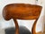 Biedermeier Shovel Chair in Walnut Veneer & Black Leather, Austria, 1820s For Sale - Image 14 of 18
