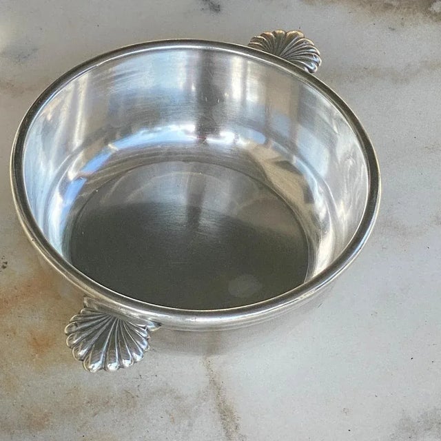 Silver Plate Metal Bowl by Felix Frères, France For Sale - Image 3 of 8