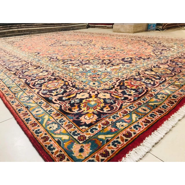 Mid-Century Hand-Crafted Wool Carpet, 1957 For Sale - Image 11 of 16