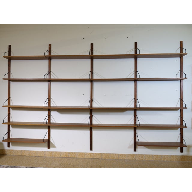 Mid-Century Royal Teak Shelving System by Poul Cadovius, 1960s For Sale - Image 12 of 12