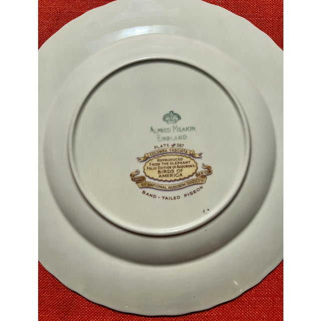 1930s Audubon Small Plates by Alfred Meakin - Set of 8 For Sale - Image 12 of 12