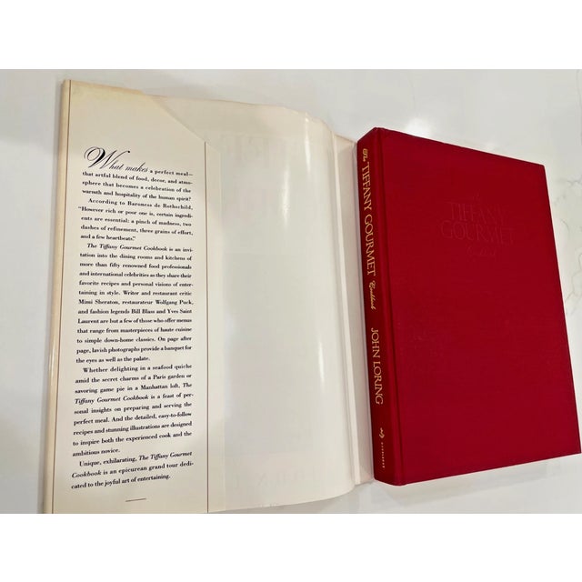 Grand Tour Vintage Tiffany Cookbook - The Tiffany Gourmet Cookbook John Loring 1992 1st Ed Hardcover Dust Jacket For Sale - Image 3 of 13