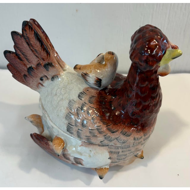 English 19th Century Staffordshire Hen on Nest Tureen For Sale - Image 3 of 10