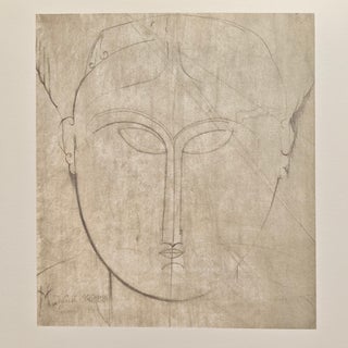 A. Modigliani, Testa di Cariatide / Caryatid Head, Lithograph For Sale