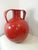 Mid-Century Modern Large Vintage Red Ceramic Vase, Italy, 1950s For Sale - Image 3 of 8