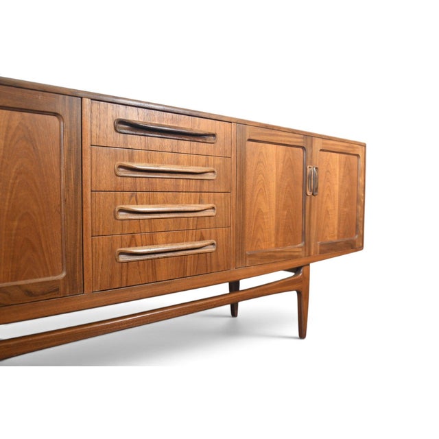 Brown Mid 20th Century Large G Plan Fresco Credenza in Teak #2, Attributed For Sale - Image 8 of 8