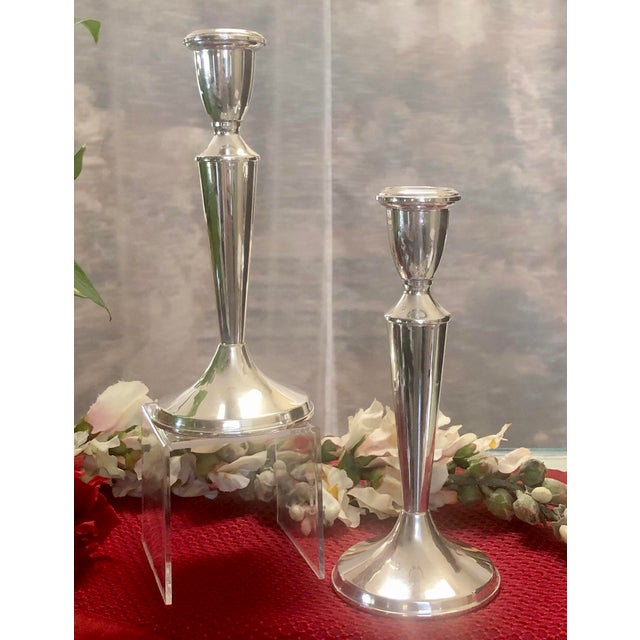 Vintage Sterling Silver Reed and Barton Candle Holders a Pair Chairish