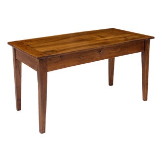 French Antique, Farm Table, Walnut, 19th Century For Sale