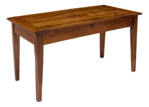 French Antique, Farm Table, Walnut, 19th Century