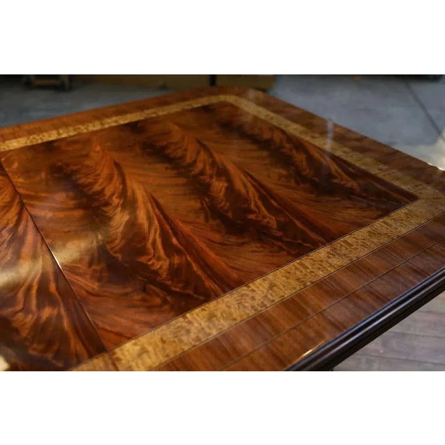 Traditional Leighton Hall Regency Mahogany Dining Table - Made-To-Order For Sale - Image 3 of 12