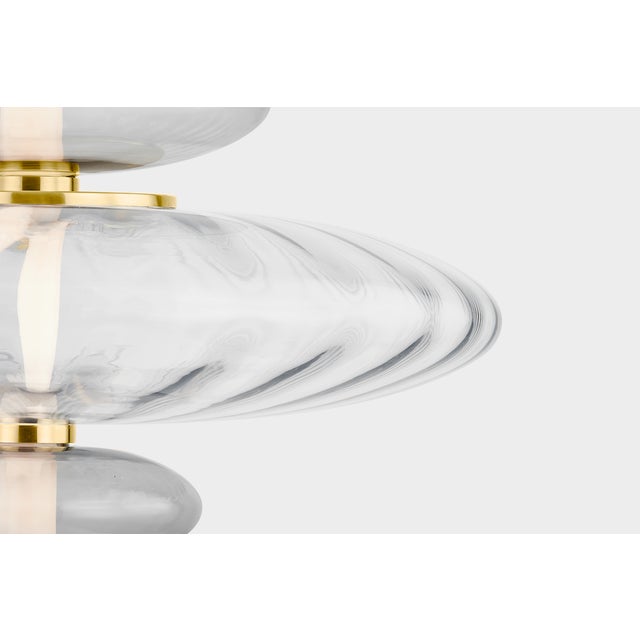 Hudson Valley Lighting Hudson Valley Lighting Williams 24.75 in. 1 Light Pendant in Aged Brass Finish For Sale - Image 4 of 10