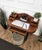 Wood Vintage Italian Walnut and Burl Wood Writing Desk, 1940s For Sale - Image 7 of 11