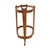 Wood Oval Entertainment Bar Cart For Sale - Image 7 of 9