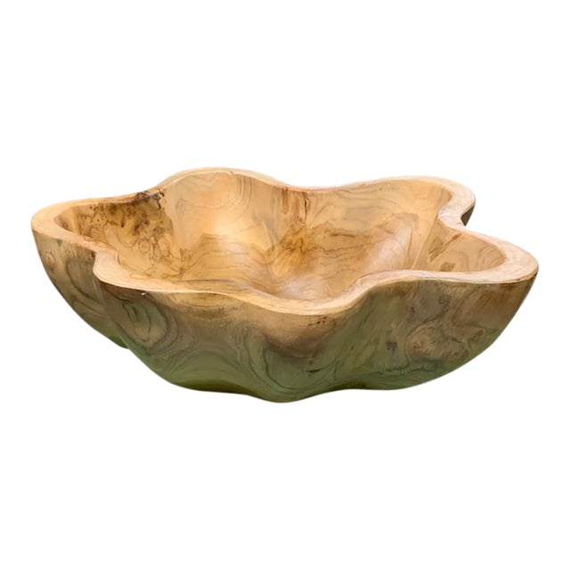 Medium Wooden Bowl For Sale