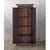 Armoire Constructed From Antique Indian Painted Teakwood Doors and Elements For Sale - Image 4 of 7