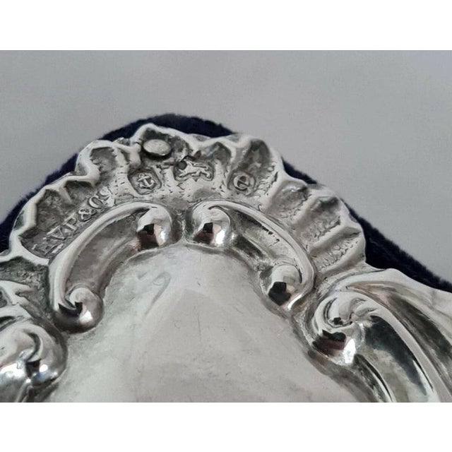 Early 20th Century Antique Art Nouveau Sterling Silver Photograph Frame, 1904 For Sale - Image 5 of 13
