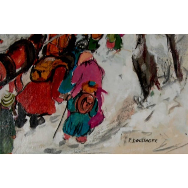 Expressionism Renate Dollinger, The voyage, Circa 1970 For Sale - Image 3 of 4