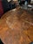 1960s Custom Burton Ching English Mahogany Dining Table – 60" Round / 84" Extended – Original $20,000 Commission For Sale - Image 4 of 17