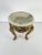 Gold Small Side Table with Onyx Top, 1960s For Sale - Image 8 of 11