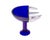 A limited edition blue glass compote designed by the Czech glass artist and designer David Sobotka for Alchymie Praha....