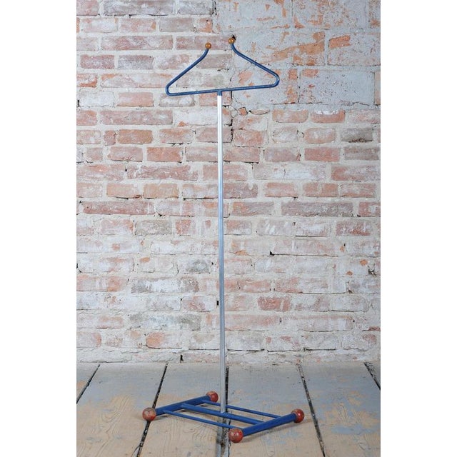 1920s Czech Bauhaus Coat Rack in Chrome-Plated and Lacquered Steel, 1920s For Sale - Image 5 of 11