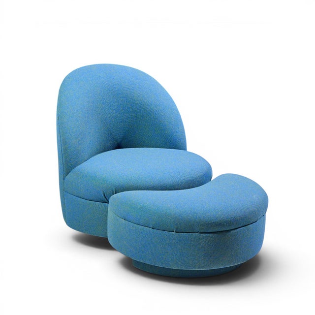 Thomas Bille Lounge Chair With Ottoman For Sale - Image 9 of 10