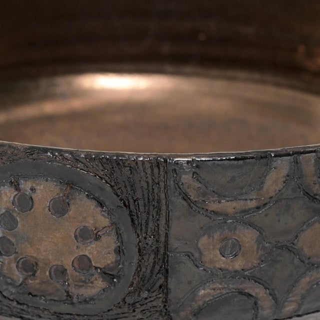 Large Decorative Perignem Bowl, 1960s For Sale - Image 15 of 18