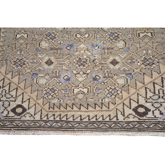 Vintage Turkish Hand Knotted Wool Rug, 2'9''x9'2'' For Sale - Image 4 of 5