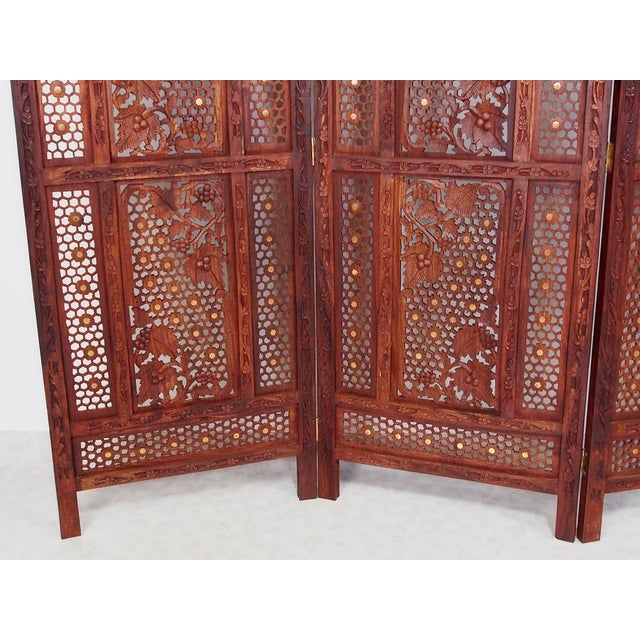 Vintage Double-Sided Room Divider in Teak, 2000s For Sale - Image 11 of 16