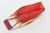 Vintage Murano Alessandro Mandruzzato Faceted Red, Yellow Sommerso Glass Vase For Sale - Image 10 of 12