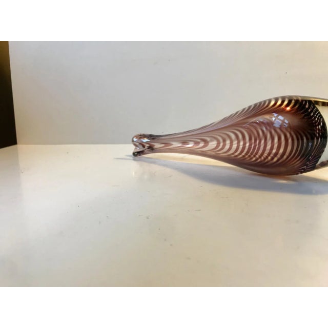 1950s Art Glass Duckling Vase by Per Lütken for Kastrup and Holmegaard, 1950s For Sale - Image 5 of 10