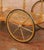 Brass Mid-Century Italian Marquetry Bar Cart With Drop Leaves and Gilt Brass Gallery For Sale - Image 8 of 8