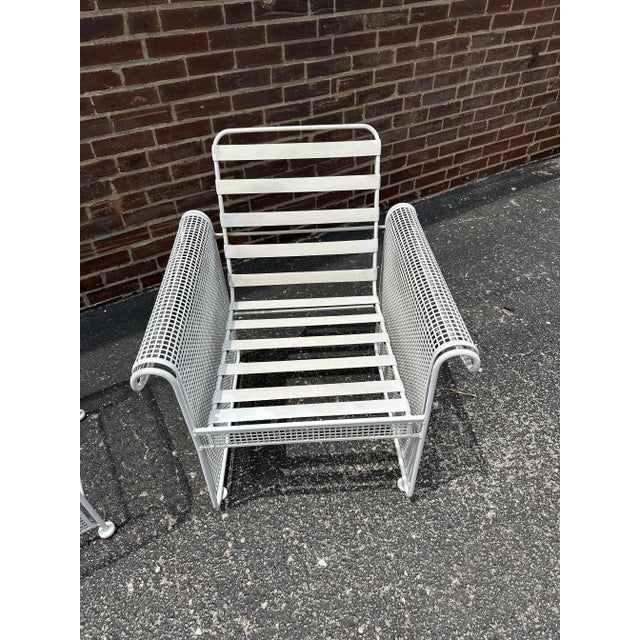 Russell Woodard Mesh Steel Patio Table & 2 Chairs For Sale In Saint Louis - Image 6 of 8