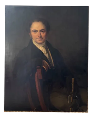 Large Portrait of an English Gentleman, 1800-1820, Oil on Canvas