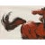 Oil Paint Canvas Art Brick Red Artistic Racing Horse Wall Decor Painting For Sale - Image 4 of 5