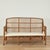 French Art Deco Rattan Sofa For Sale - Image 9 of 15