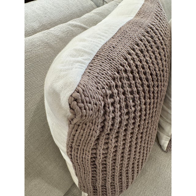 Textile Revelation by Uttermost Chunky Cotton Knit Throw Pillows, Pair For Sale - Image 7 of 12