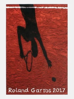 2017 Vik Muniz Roland Garros Poster