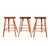 Transitional Thomas Moser Cherry Bar Stools Saddle Seat For Sale - Image 3 of 9