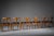 Wood Juliane Dining Chairs in Teak and Black Leather by Johannes Andersen for Uldum Møbelfabrik, Denmark, 1960s, Set of 6 For Sale - Image 7 of 18