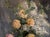 English Late 19th Century Still Life of Yellow Roses Oil Painting on Canvas, English For Sale - Image 3 of 8