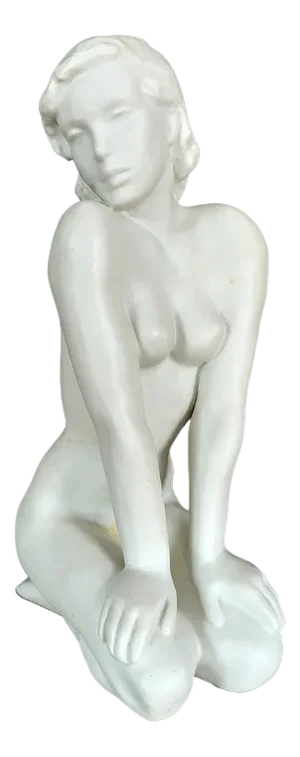 Classic Rose Collection Sitting Woman Figure by Lore Friedrich Gronau for Rosenthal, Germany