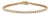 3.49Ct Round Brilliant Diamond Tennis Bracelet in 14k Solid Yellow Gold For Sale