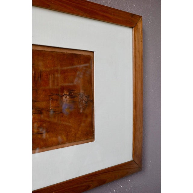 1950s Italian Brutalist Bas-Relief in Paper Pulp, 1960s For Sale - Image 5 of 9